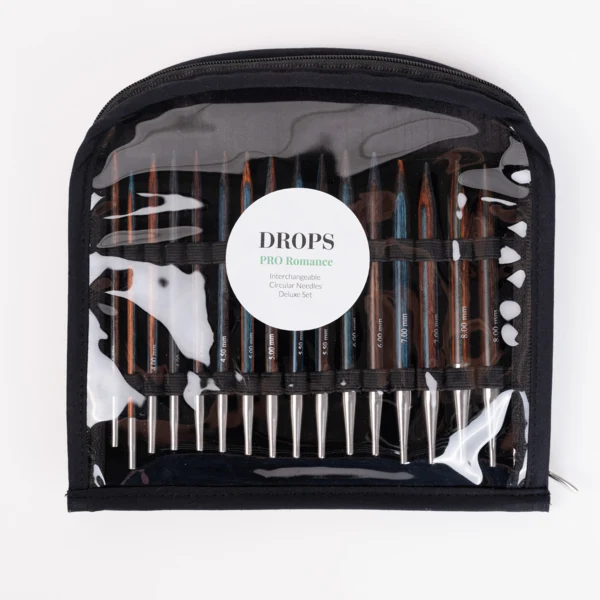 DROPS Pro Romance Auswechselbares Rundstickset Deluxe