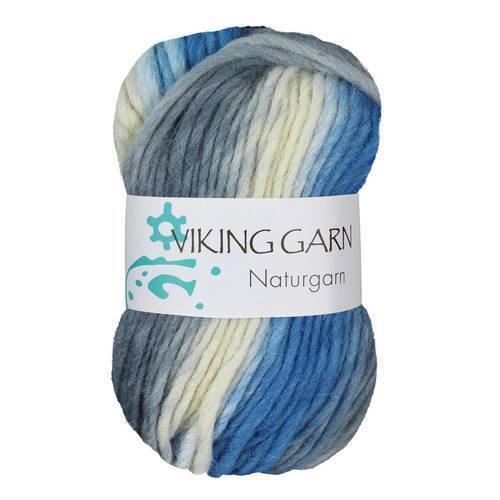 Viking Naturgarn 621 Multi grau/blau