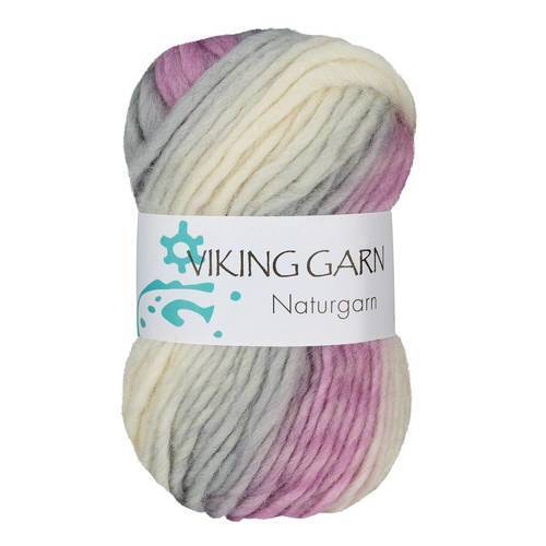 Viking Naturgarn 677 Multi rosa/grau