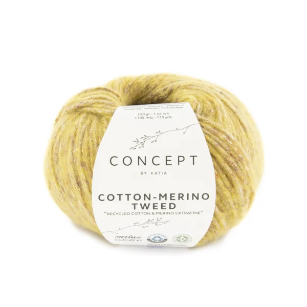 Katia Cotton-Merino Tweed 507 Ocker