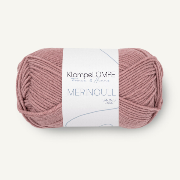 Sandnes KlompeLompe Merinoull 4032 Puderrosa