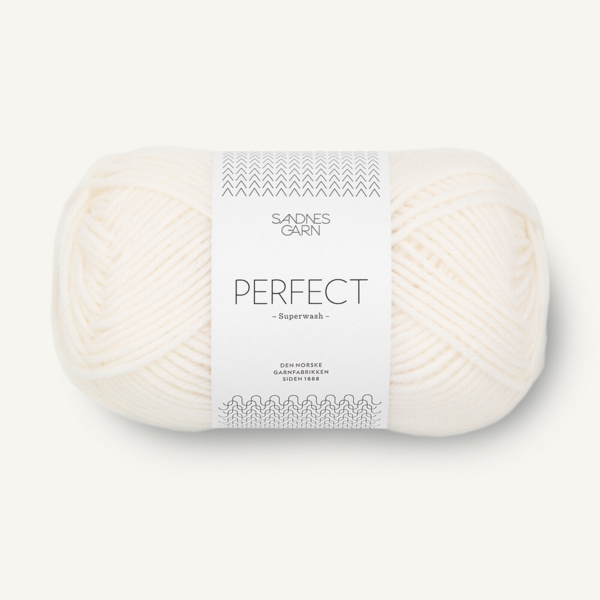 Sandnes Perfect 1002 Weiß