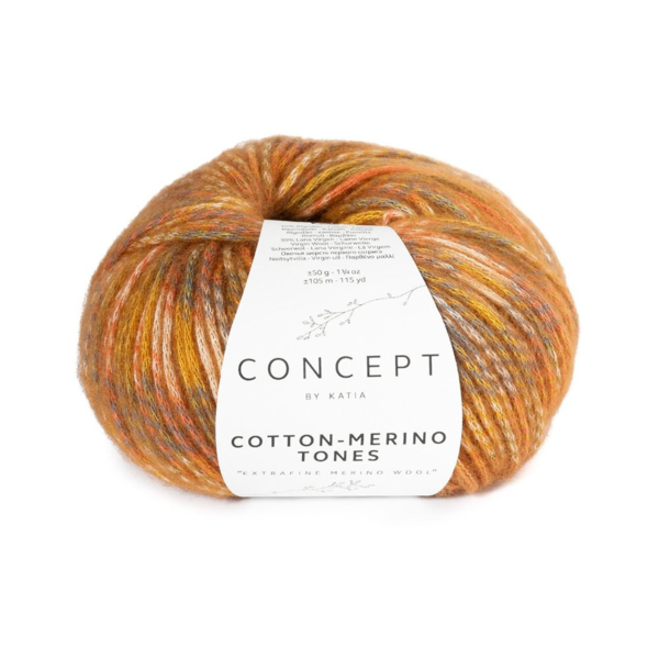 Katia Concept Cotton-Merino Tones 305 Khaki-Ocker-Rost