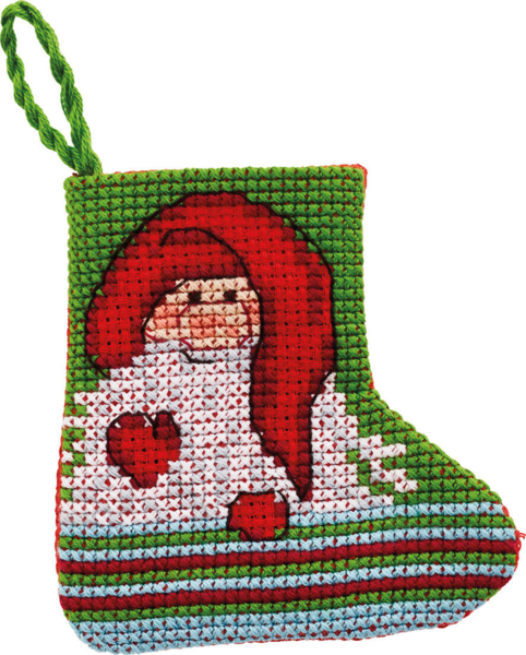 Stickset Weihnachtsmann 7 x 7 cm