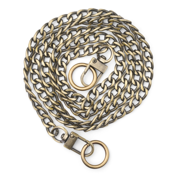 LindeHobby Taschenkette aus Metall, 1 Meter Antikes Messing