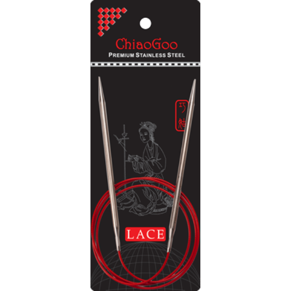 ChiaoGoo Rundstricknadeln Red Lace Edelstahl (40–150 cm)