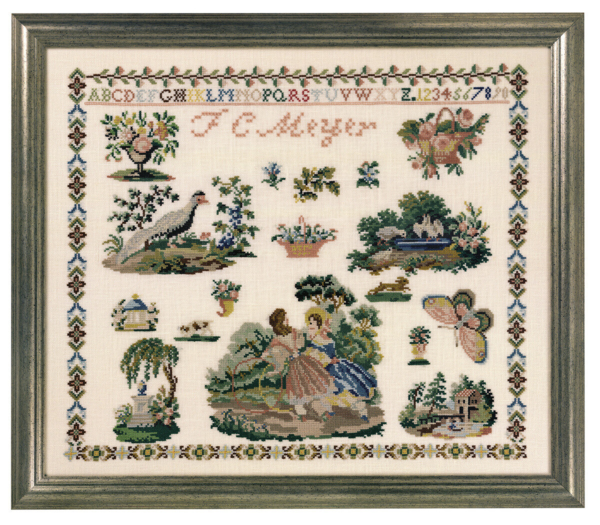 Stickset J. C. Meyer 46 x 39 cm R5337