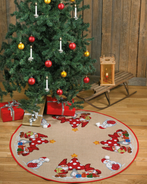 Stickset Fliegenpilz und Wichtel Ø 116 cm