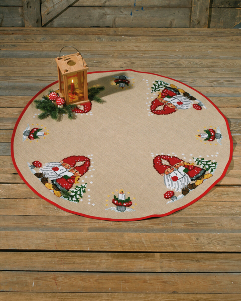 Stickset Wichtel im Gesang 120Ø