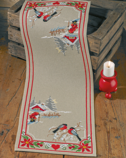 Stickpackung Klassische Weihnachten 33 x 93 cm