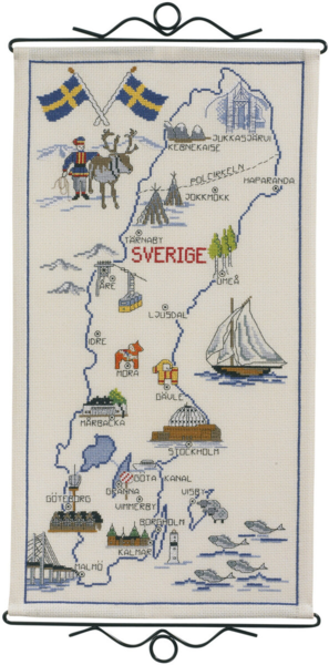 Stickset Schweden B5123/30 x 2 30 x 55 cm