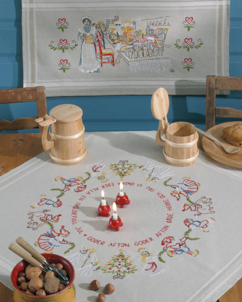 Stickset Heiligabend 80 x 40 cm