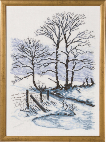 Stickerei-Set Winter R5350 34 x 47 cm
