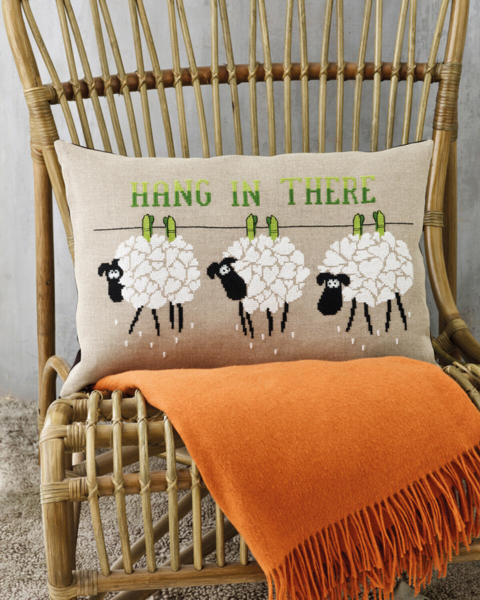 Stickerei-Set Hang in there 58 x 40 cm