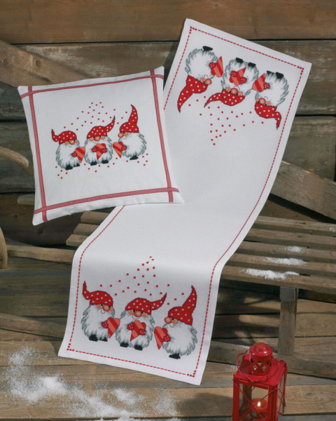 Stickset Polkanisser 40 x 40 cm