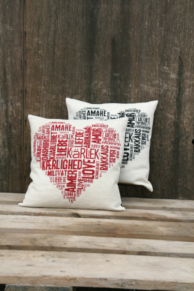 Stickset Love rot 39 x 39 cm