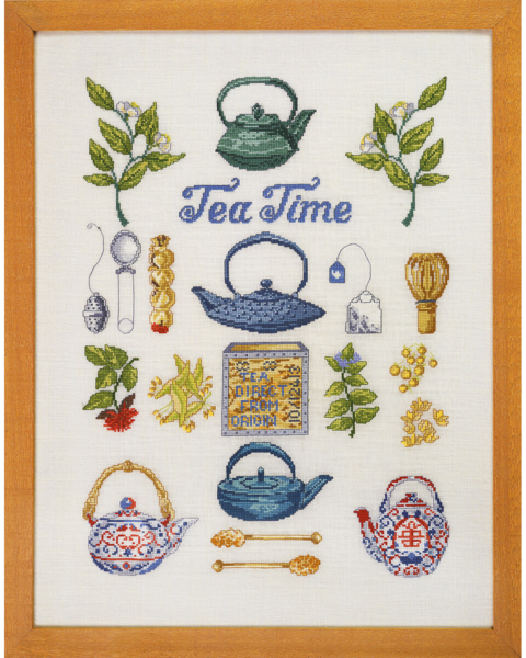 Stickpackung Teatime 40 x 52 cm