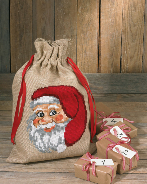 Stickset Weihnachtssack 39 x 55 cm