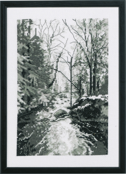 Stickset Waldbach 21 x 29 cm