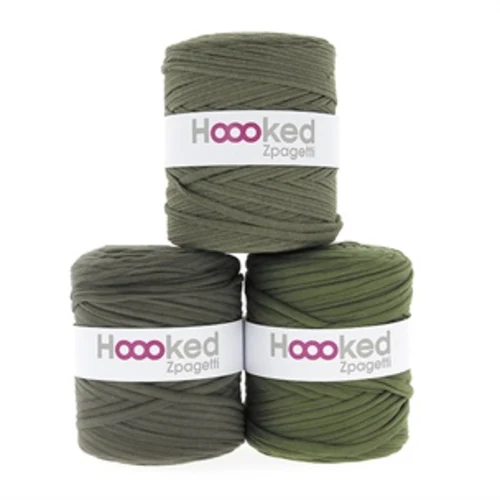 Hoooked Zpagetti 50 Olive Shades