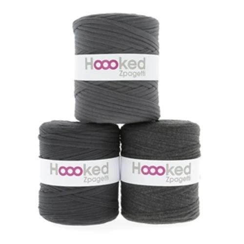Hoooked Zpagetti 22 Antracite Shades