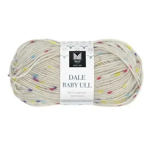 Gjestal Baby Ull 8551 Grau/Lollipop Multi