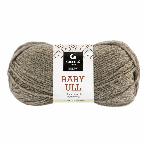 Gjestal Baby Ull 3841 Beigefarbenes Schmelzgerät