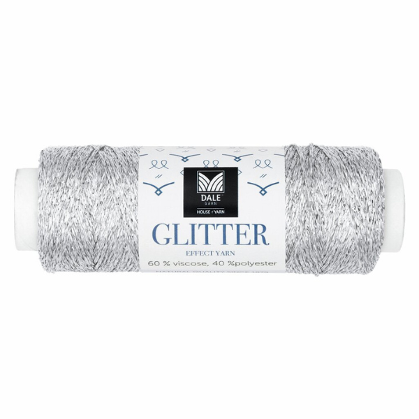 Dale Glitter Effect Yarn 202 Silber