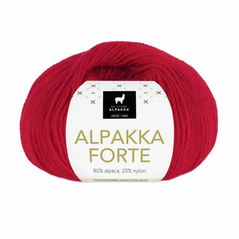Du Store Alpakka Forte 739 Tiefrot