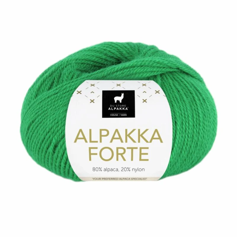 Du Store Alpakka Forte 738 Knallgrün