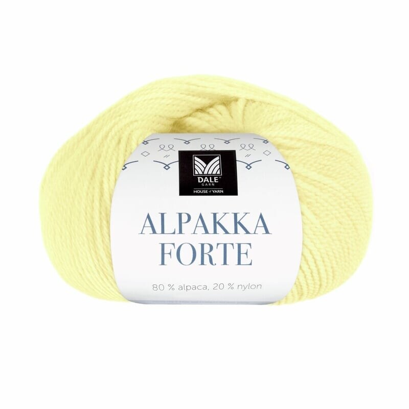 Dale Alpakka Forte 747 Hellgelb