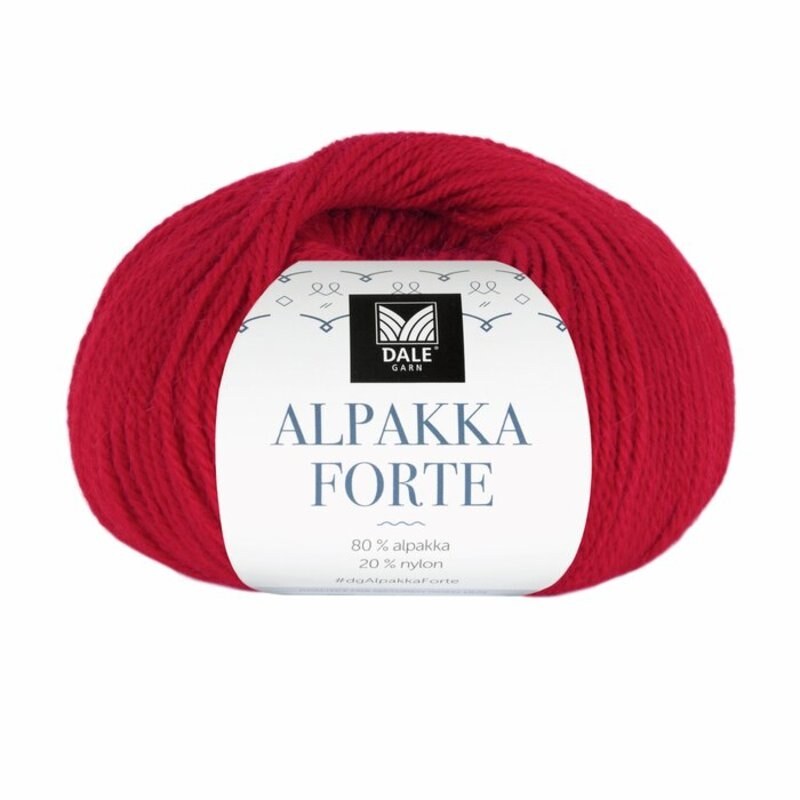 Dale Alpakka Forte 739 Tiefrot