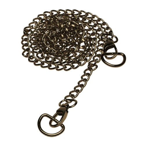 Go Handmade Taschenriemen Metallkette, 120 cm Bronze