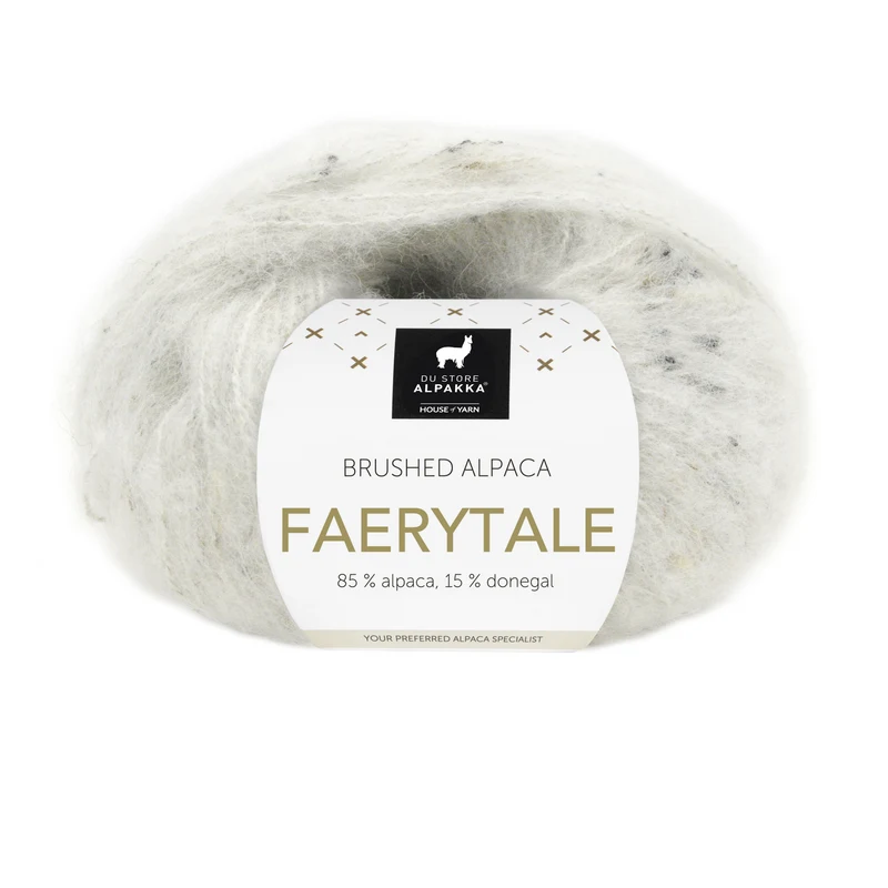Du Store Alpakka Faerytale 814 Weißer Tweed