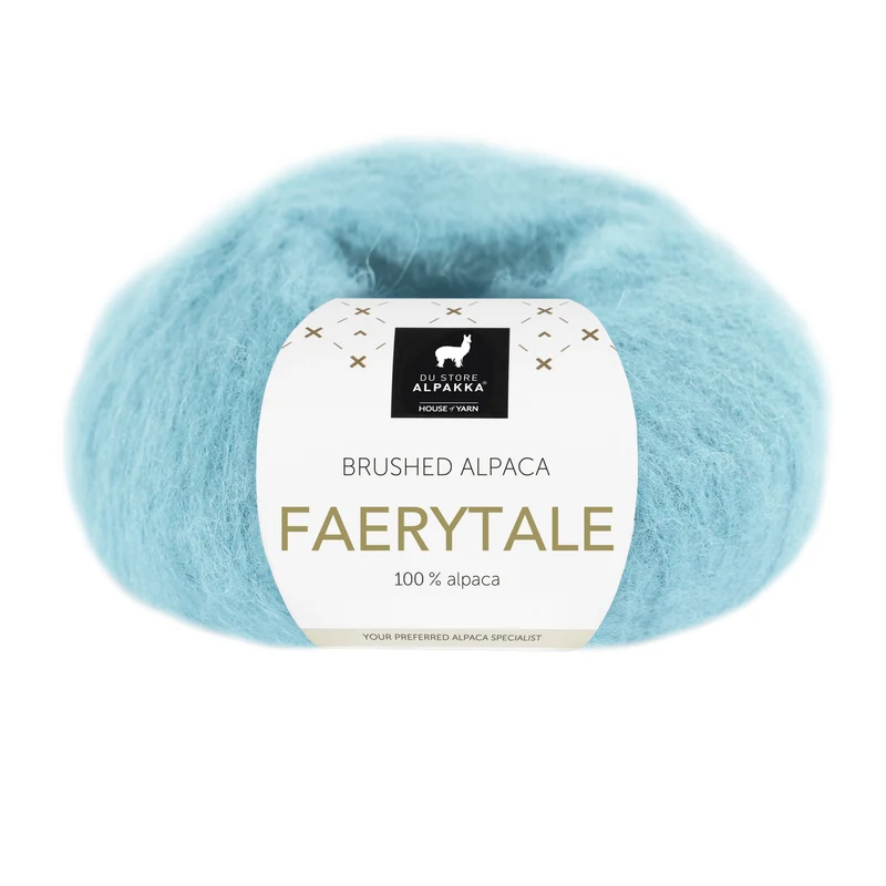 Du Store Alpakka Faerytale 820 Karibikblau