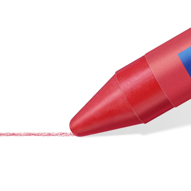 STAEDTLER Noris Club Jumbo 229 Wachsmalkreiden, 12 Stück – Nahaufnahme