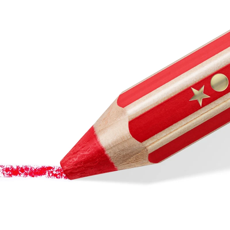 STAEDTLER Buddy 3-in-1 Farbstifte, 18 Stück – Nahaufnahme