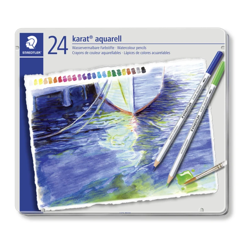 STAEDTLER Karat Aquarell, 24-tlg – Hauptbild geschlossen