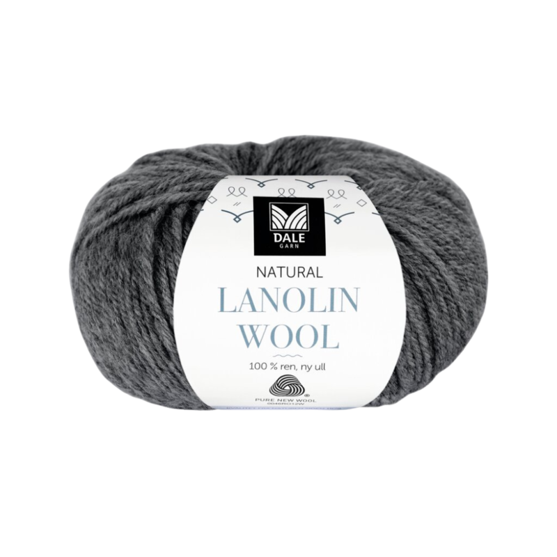 Dale Lanolin Wool 1419 Dunkelgrau
