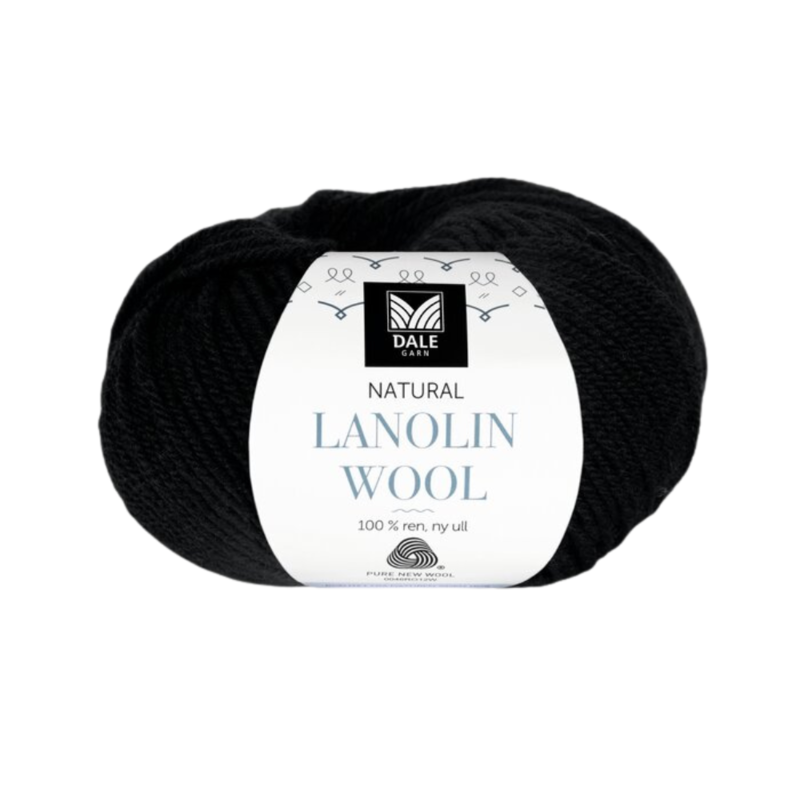 Dale Lanolin Wool 1404 Schwarz