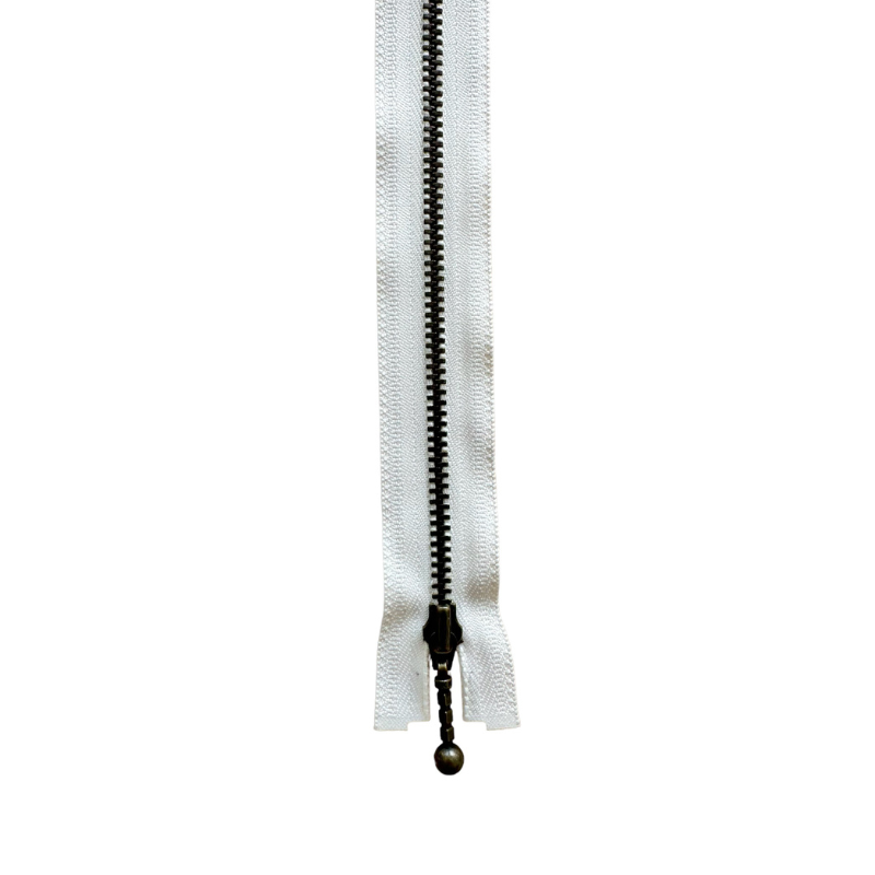 YKK Teilbarer Reißverschluss Antik Messing 4 mm 35 cm 841