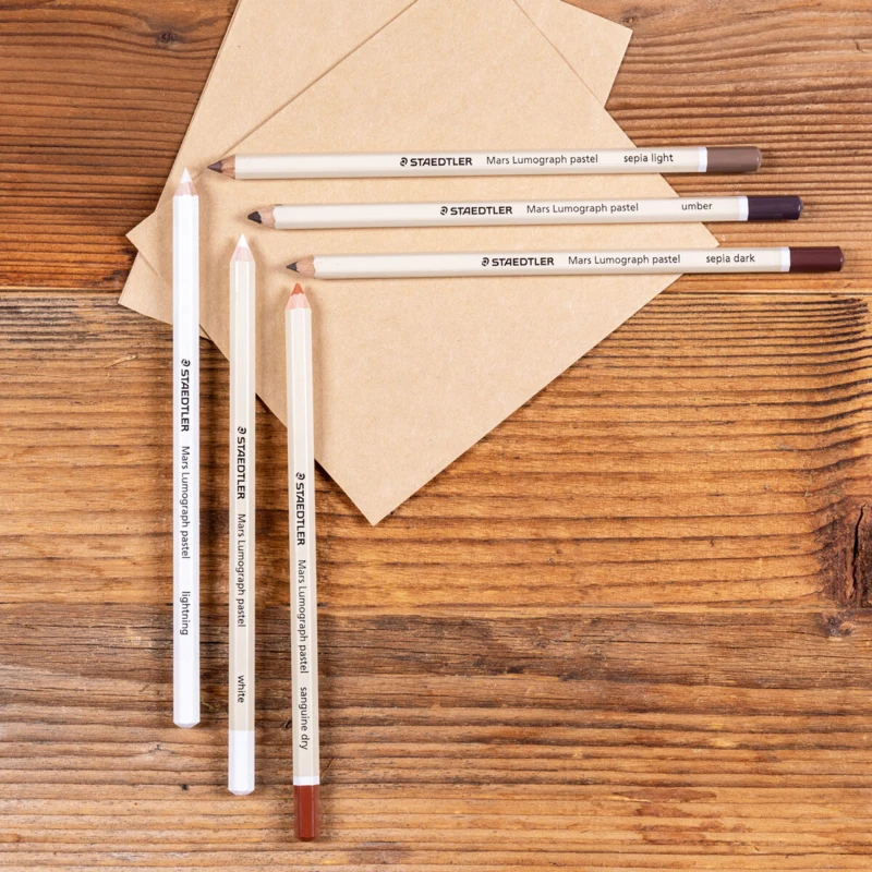 STAEDTLER March Lumograph Pastellstifte, 6-tlg – P-SBK6
