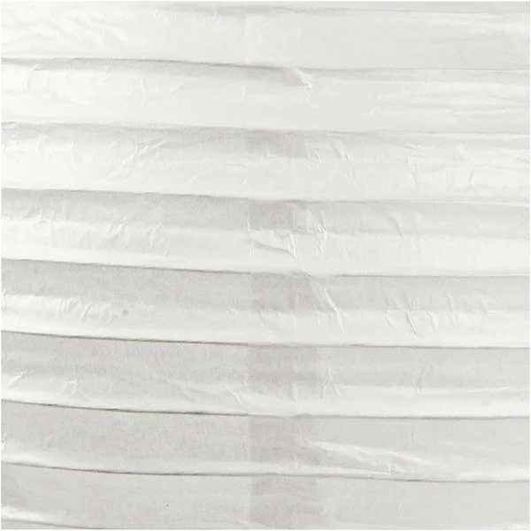 Papierlampe, 20 cm, 1 Stück Weiß