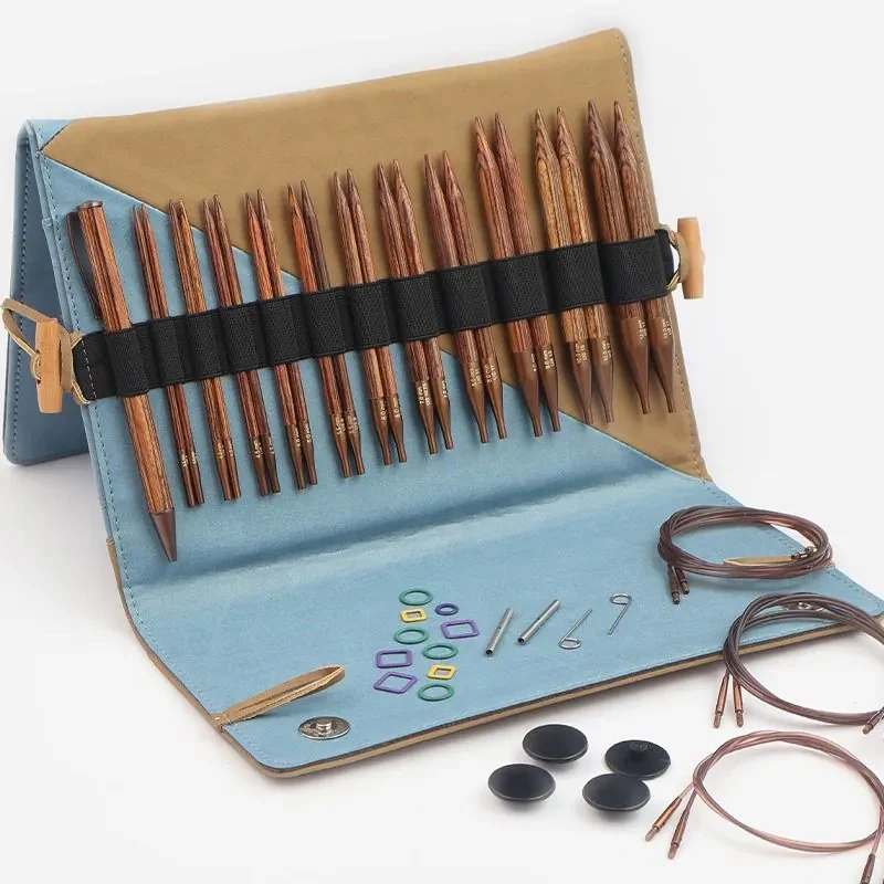 KnitPro Ginger Austauschbare Rundstricknadel Set Deluxe 60/80/100 cm