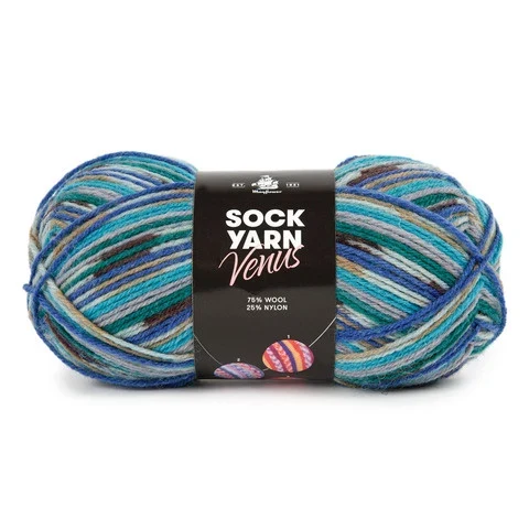 Mayflower Sock Yarn Universe Venus 04 Blau-Mix
