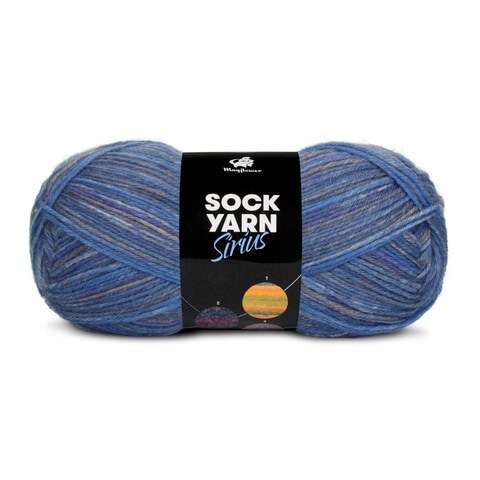 Mayflower Sock Yarn Universe Sirius 06 Blau/Kobalt/Schiefer