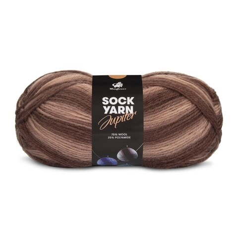 Mayflower Sock Yarn Universe Jupiter 05 Mokka/Schokolade/Cappuccino/Latte