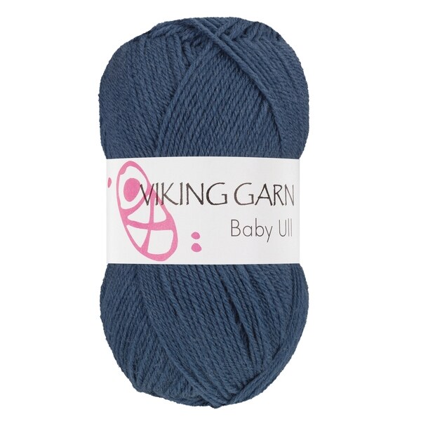 Viking Baby Ull 325 Jeansblau