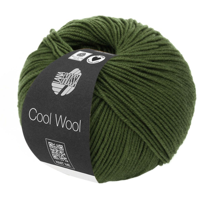 Lana Grossa Cool Wool 2042 Dunkeloliv