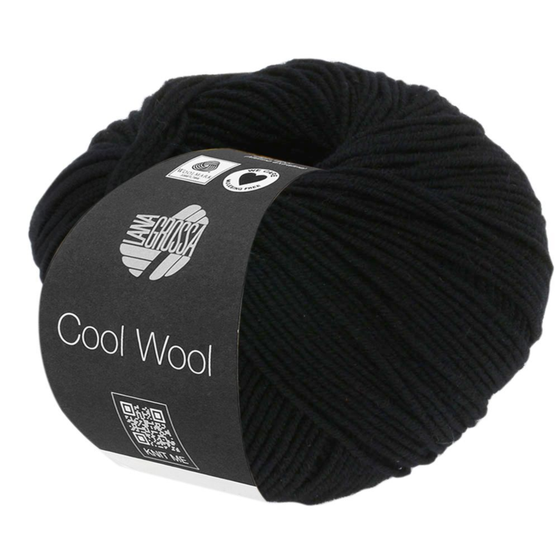 Lana Grossa Cool Wool 433 Schwarz